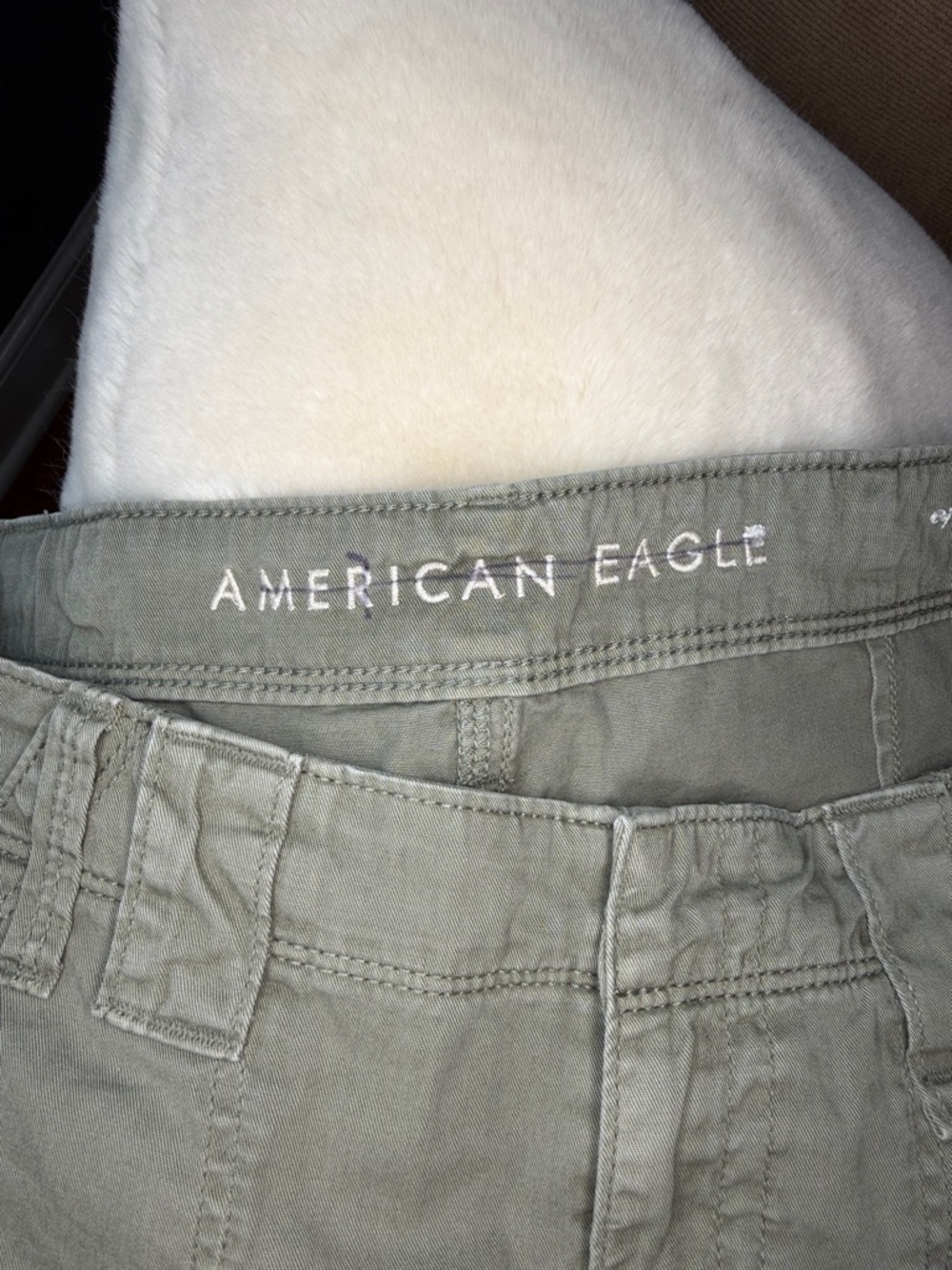 American Eagle Outfitters Khaki Cargo Mini Skirt - Picture 3 of 4